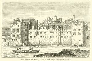 Savoyen i 1650, fra en meget sparsom radering af Hollar af English School